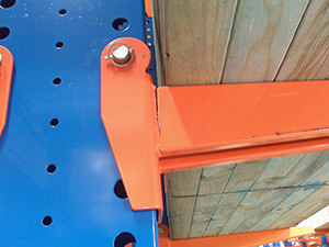 Damaged cantilever arm